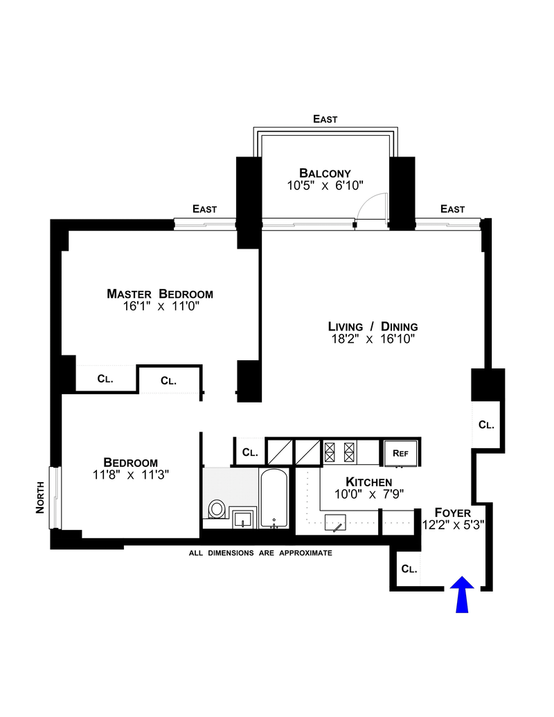 Floorplan for 77 Fulton Street