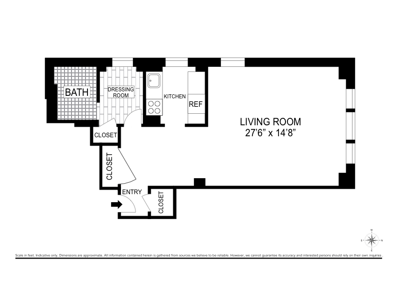 Floorplan for 30 East 37th Street, 10C