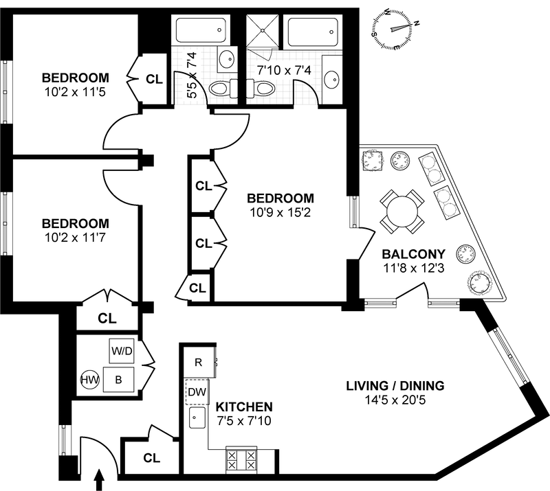Floorplan for 35 Underhill Avenue, A4A