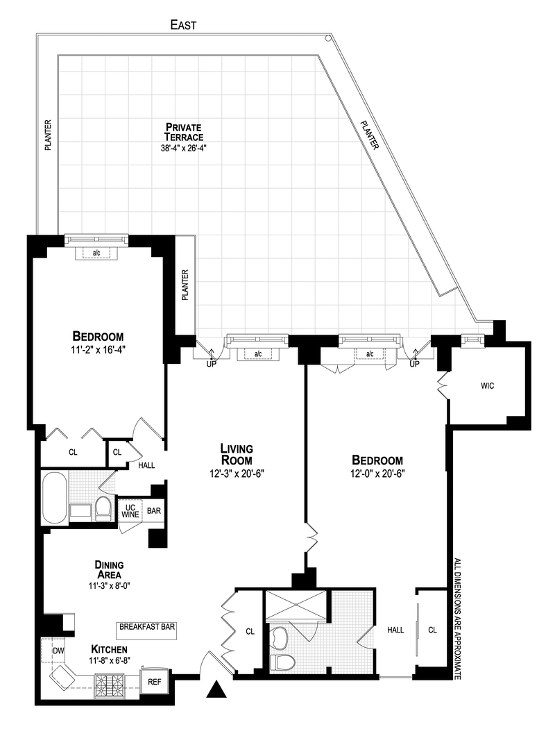 Floorplan for 69 West 9th Street, 2GH