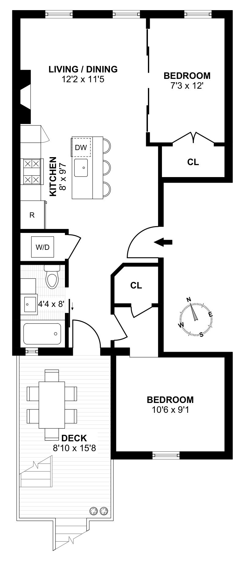 Floorplan for 291 4th St, 2