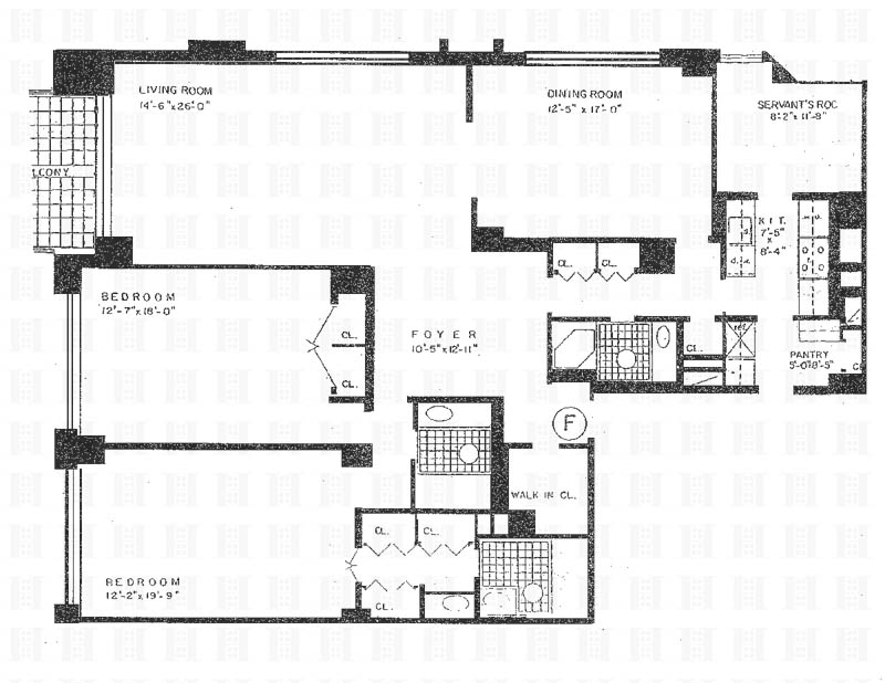 Floorplan for 303 East 57th Street, 43F