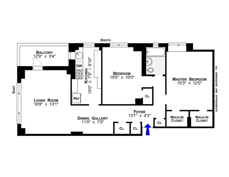 Floorplan for 568 Grand Street