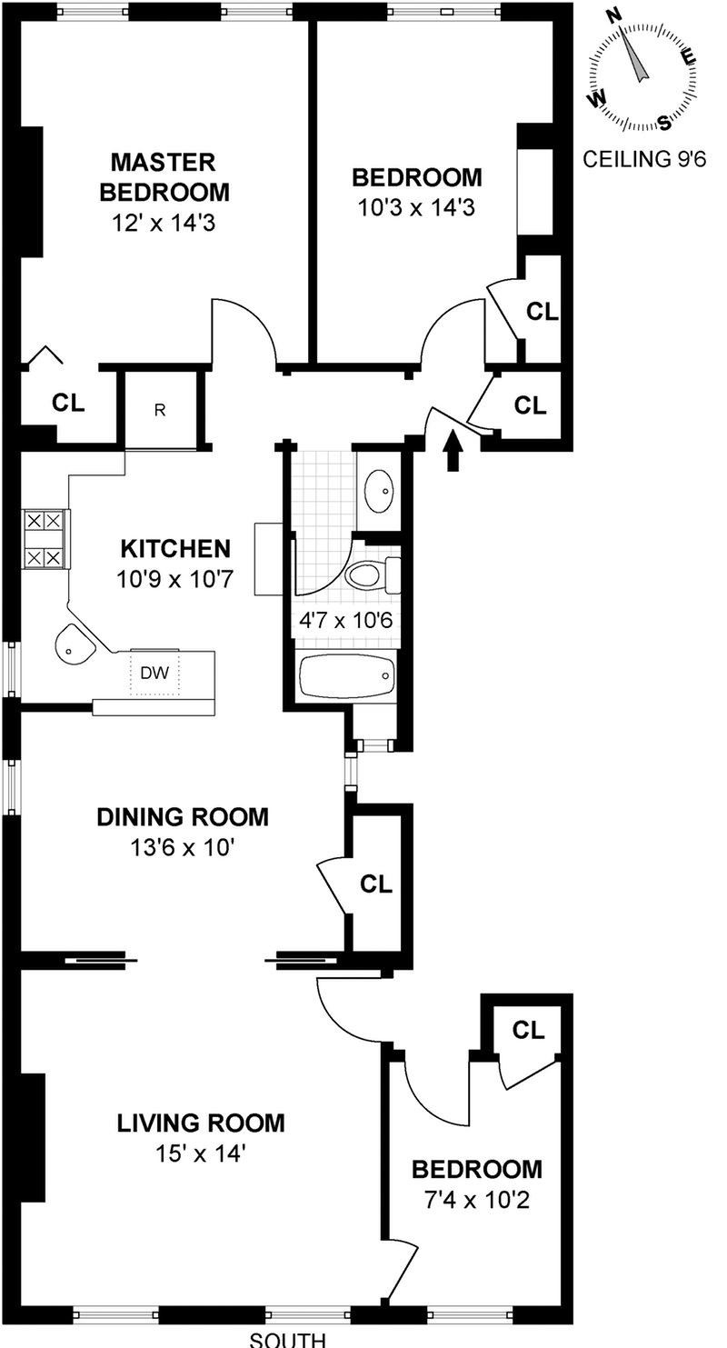 Floorplan for 100 Bright St, 4