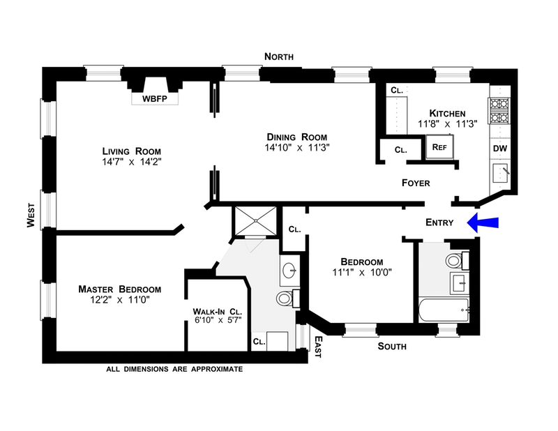 Floorplan for 240 Prospect Place, 4
