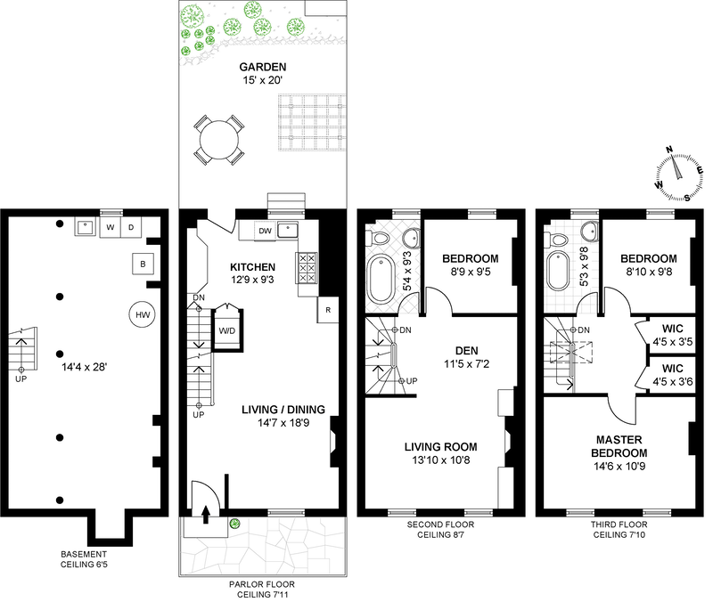 Floorplan for 230 5 4th Street