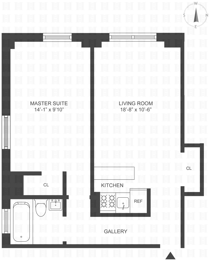 Floorplan for 50 West 106th Street