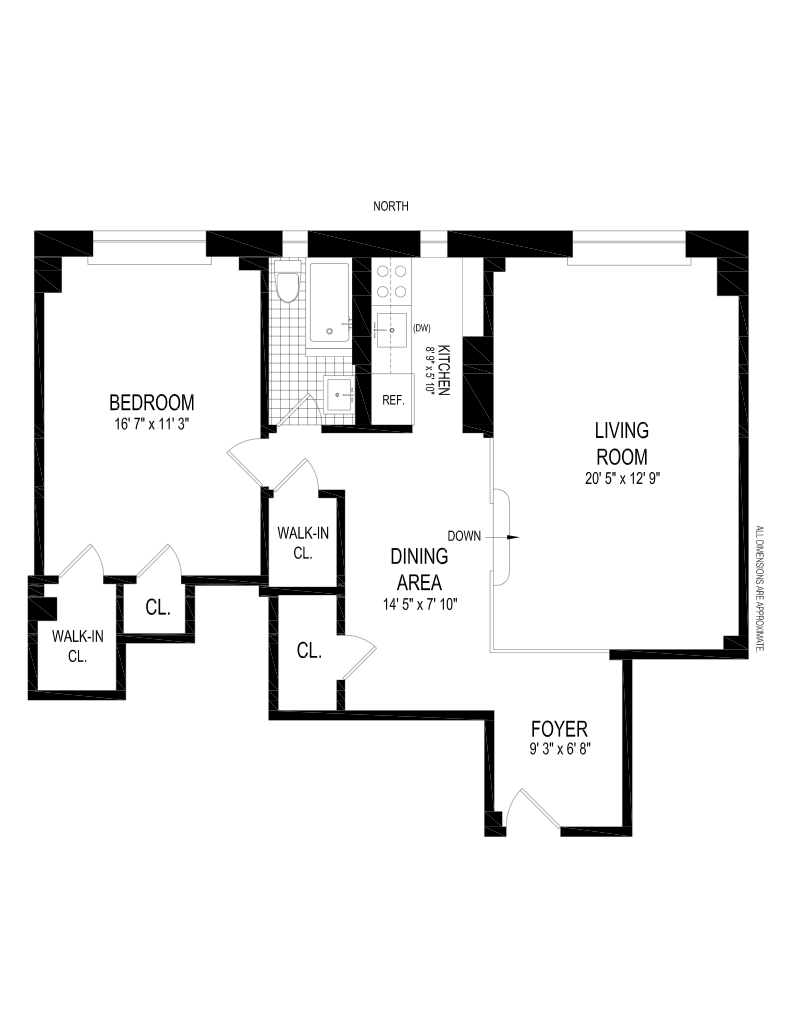 Floorplan for 231 East 76th Street, 7I