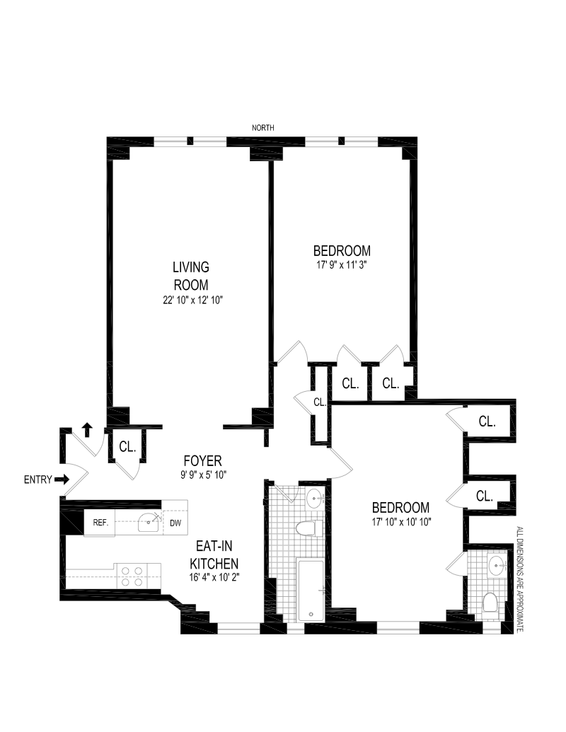 Floorplan for 98 Riverside Drive, 5D