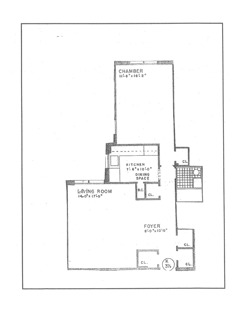 Floorplan for In The Center Of It All