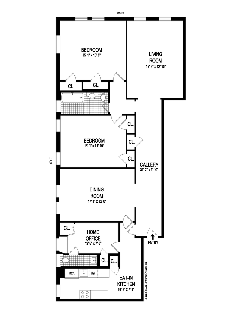 Floorplan for 565 West 169th Street