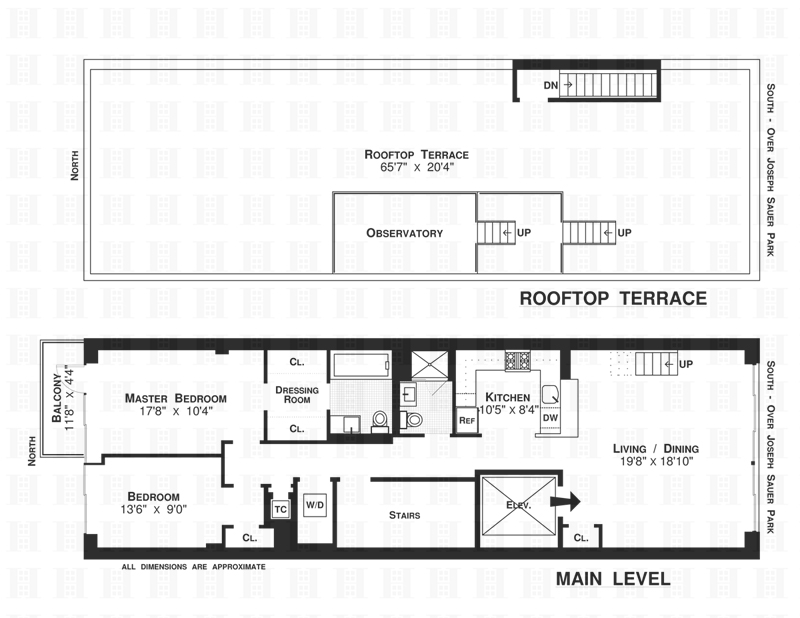 Floorplan for 525 East 12th Street