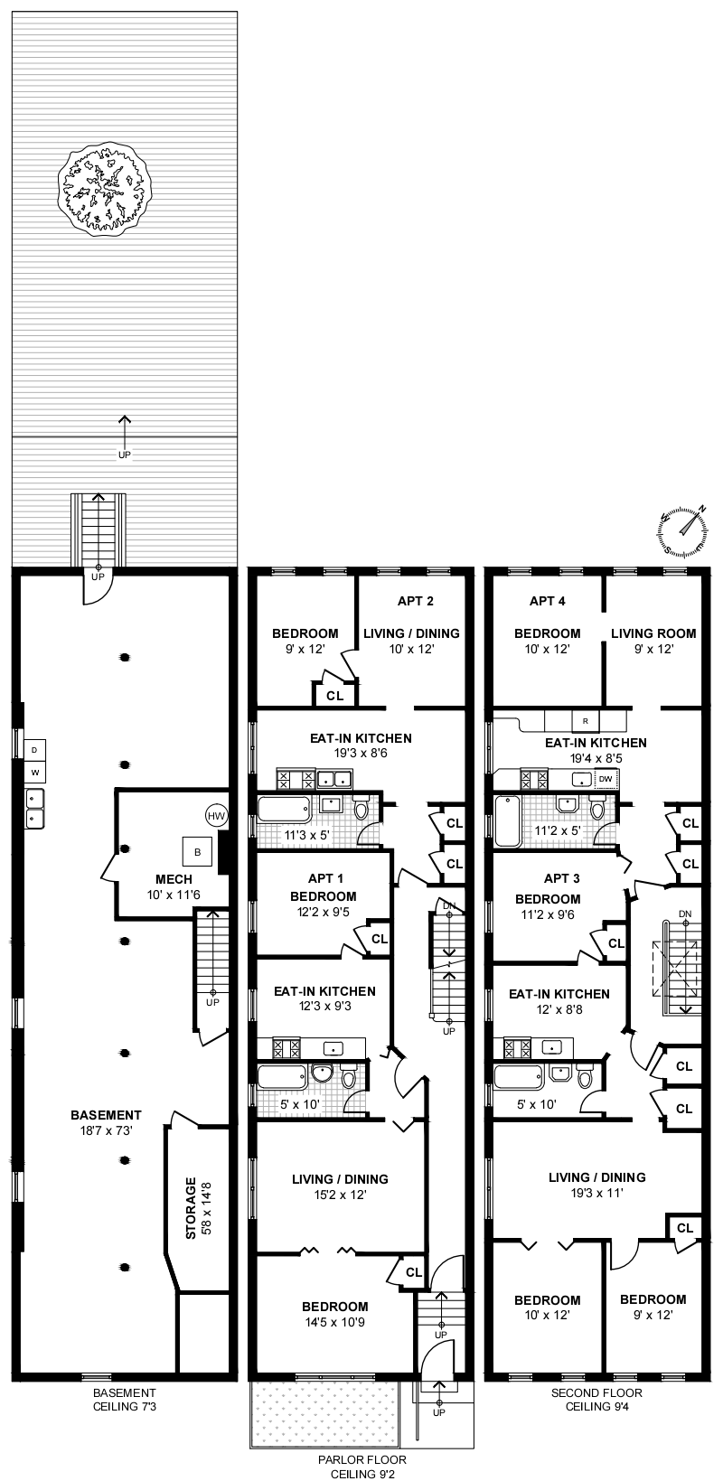 Floorplan for 190 Bay 20th Street