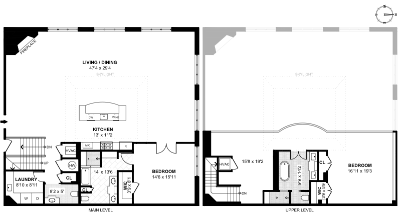 Floorplan for 313 1st St, PH