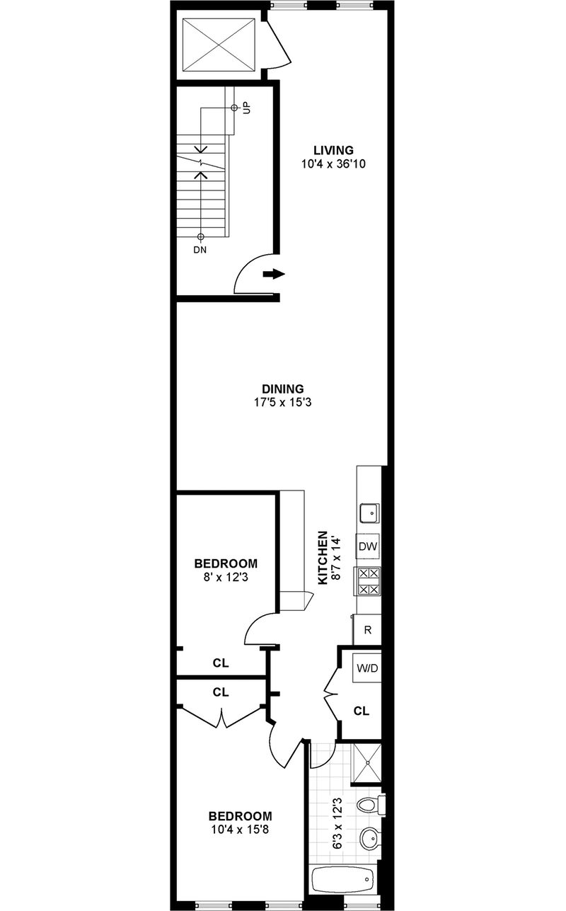 Floorplan for 472 Greenwich Street, 6FLOOR