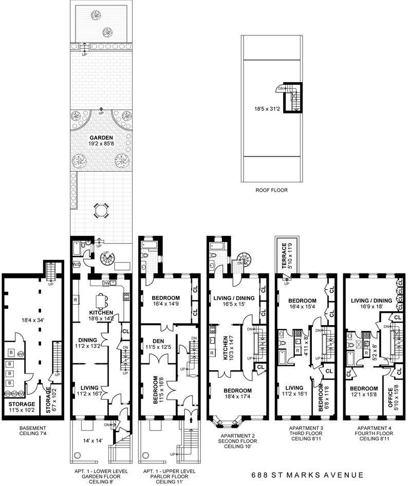 Floorplan for 688 Saint Marks Avenue