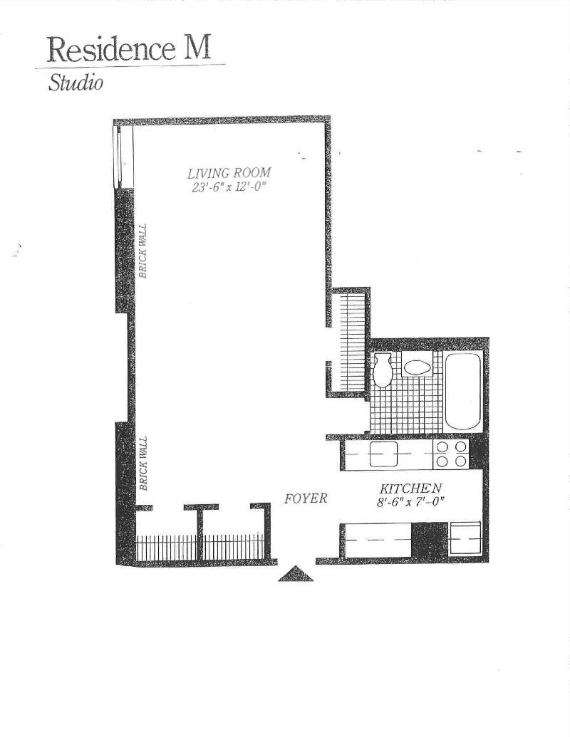 Floorplan for 720 Greenwich Street, 5M