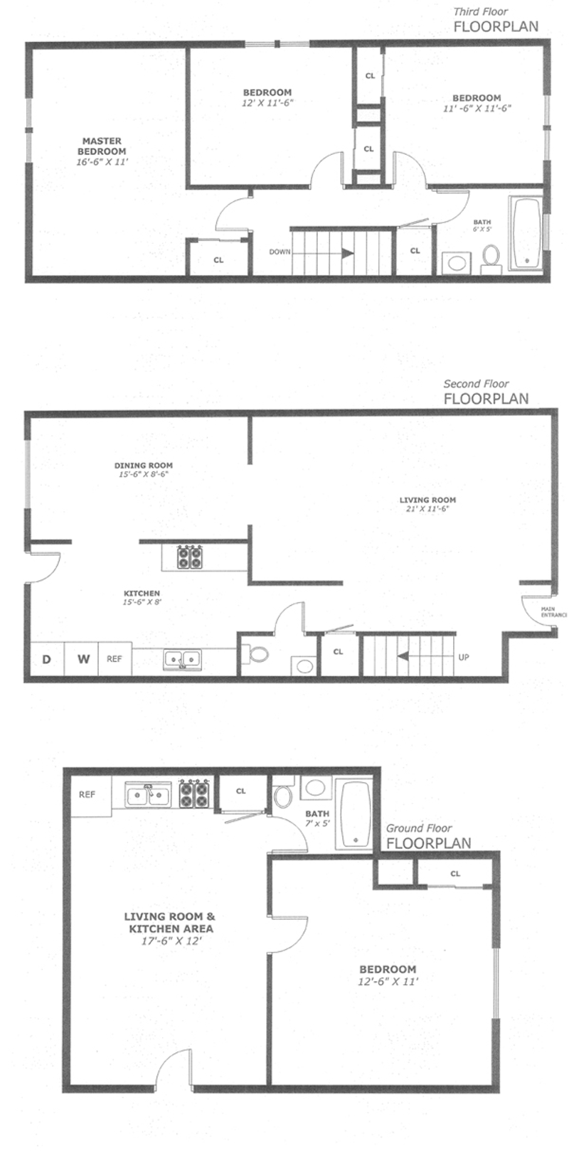 Floorplan for 6119 Tyndall Avenue