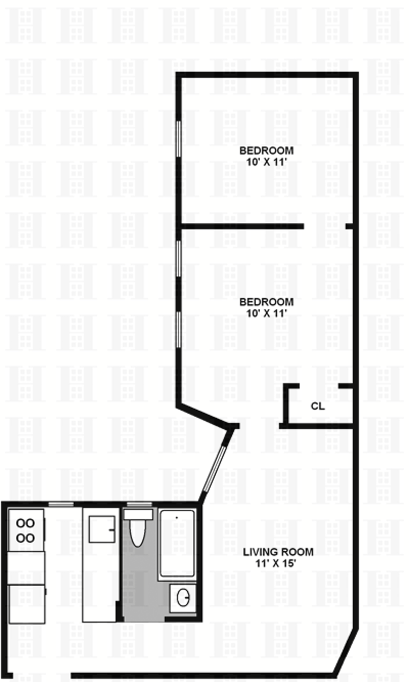 Floorplan for 1642 Lexington Avenue, 16