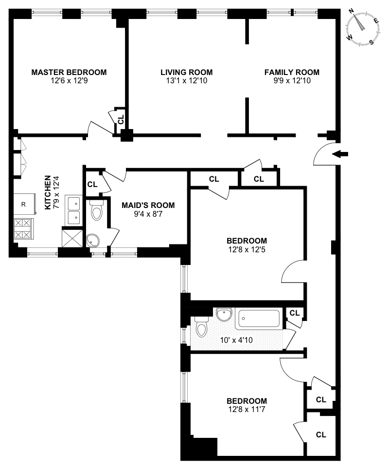 Floorplan for 544 West 157th Street