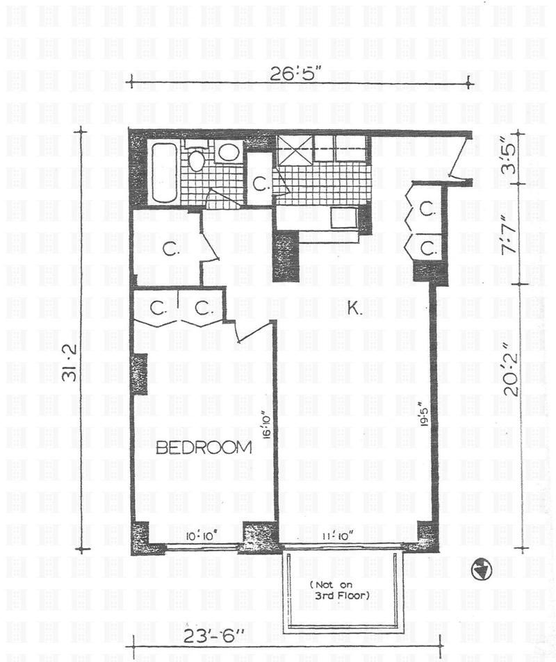 Floorplan for 5 East 22nd Street
