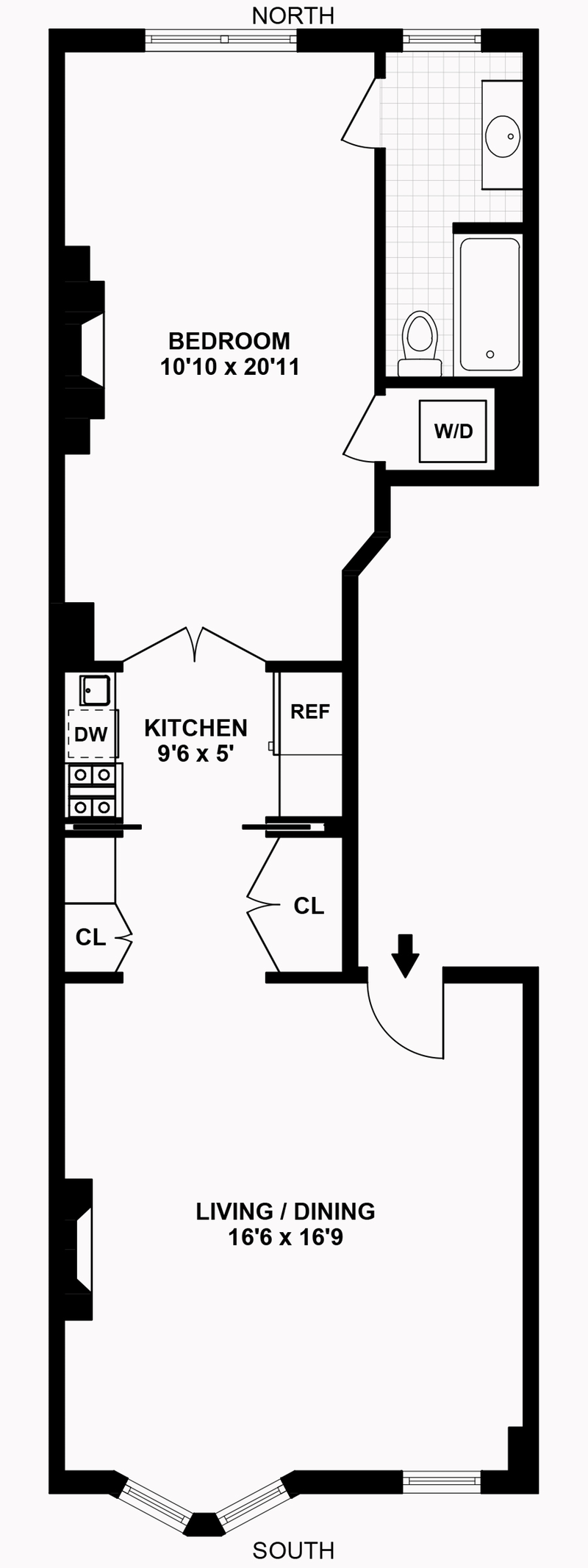Floorplan for 319 West 138th Street, 2