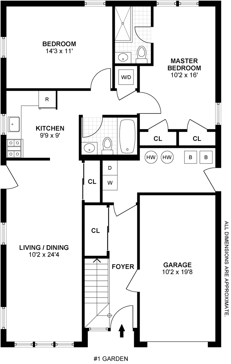 Floorplan for 2444 Lodovick Avenue, 1