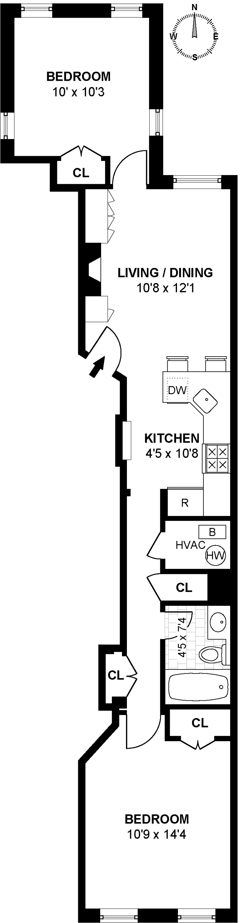 Floorplan for 250 York St, 3D