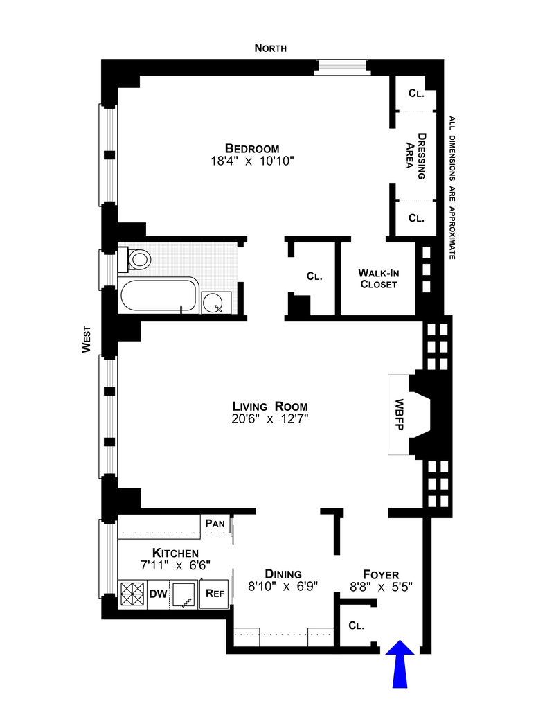 Floorplan for 315 East 68th Street, 13P
