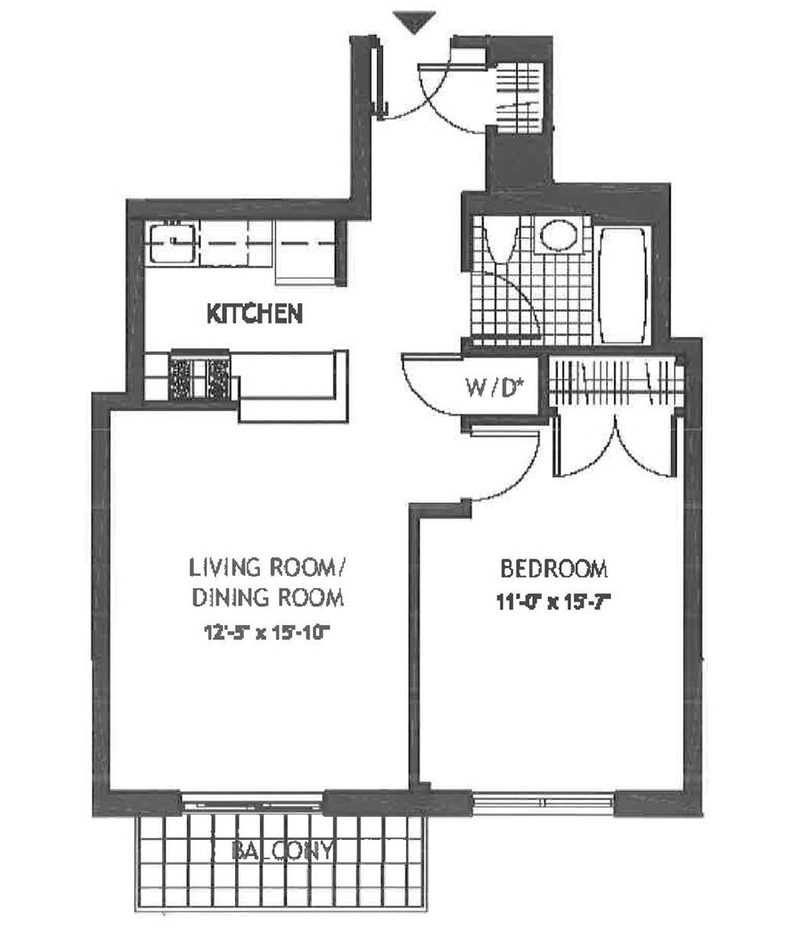Floorplan for 50 East 129th Street