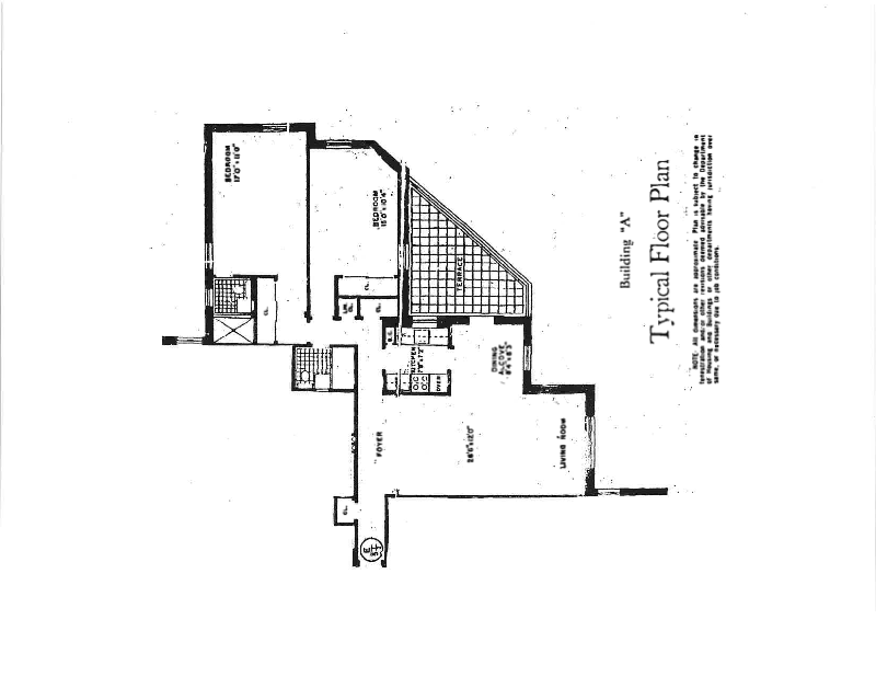 Floorplan for 66 -10 Thornton Place