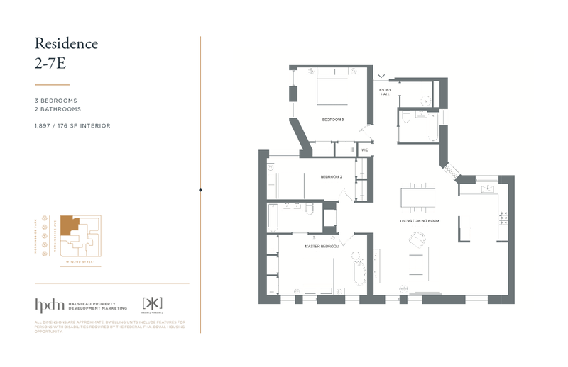 Floorplan for 92 Morningside Avenue, 4E