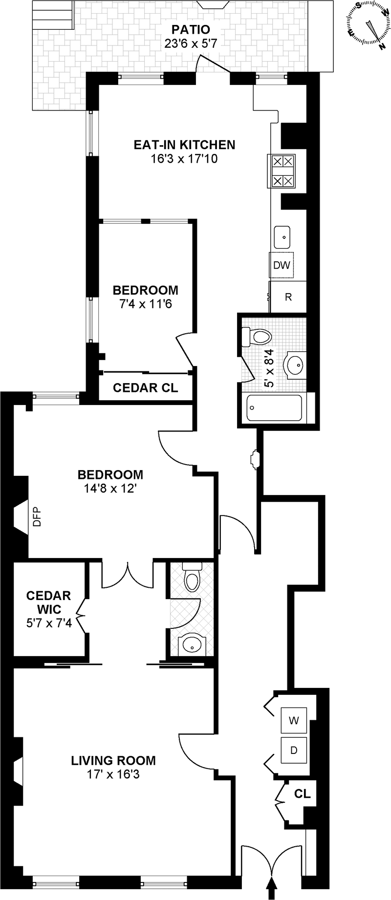 Floorplan for 32 King Street - Charming Village Home