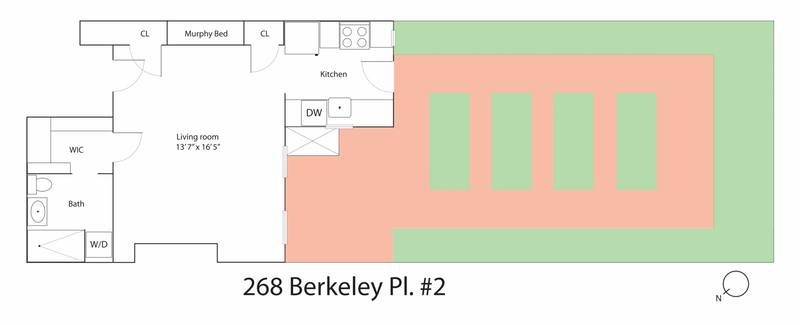 Floorplan for 268 Berkeley Place, 2