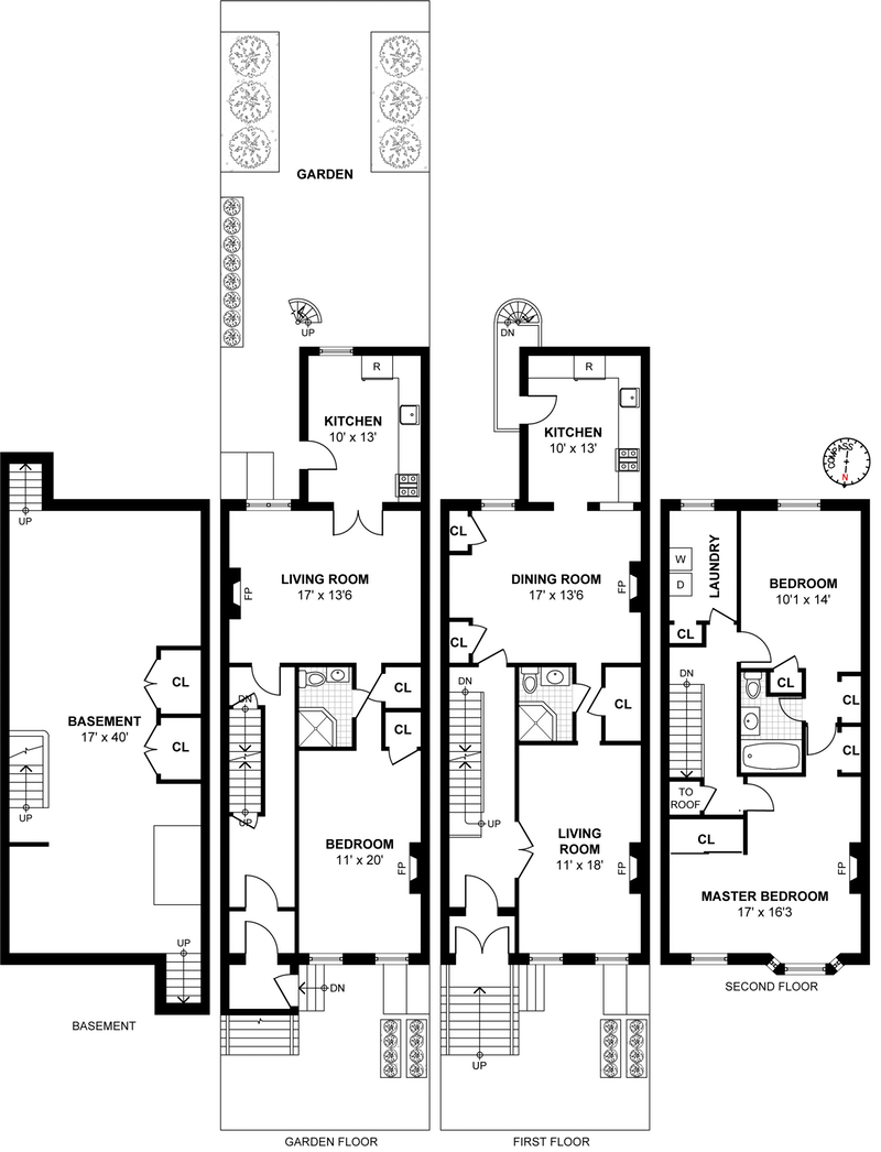Floorplan for 464 A Macdonough Street