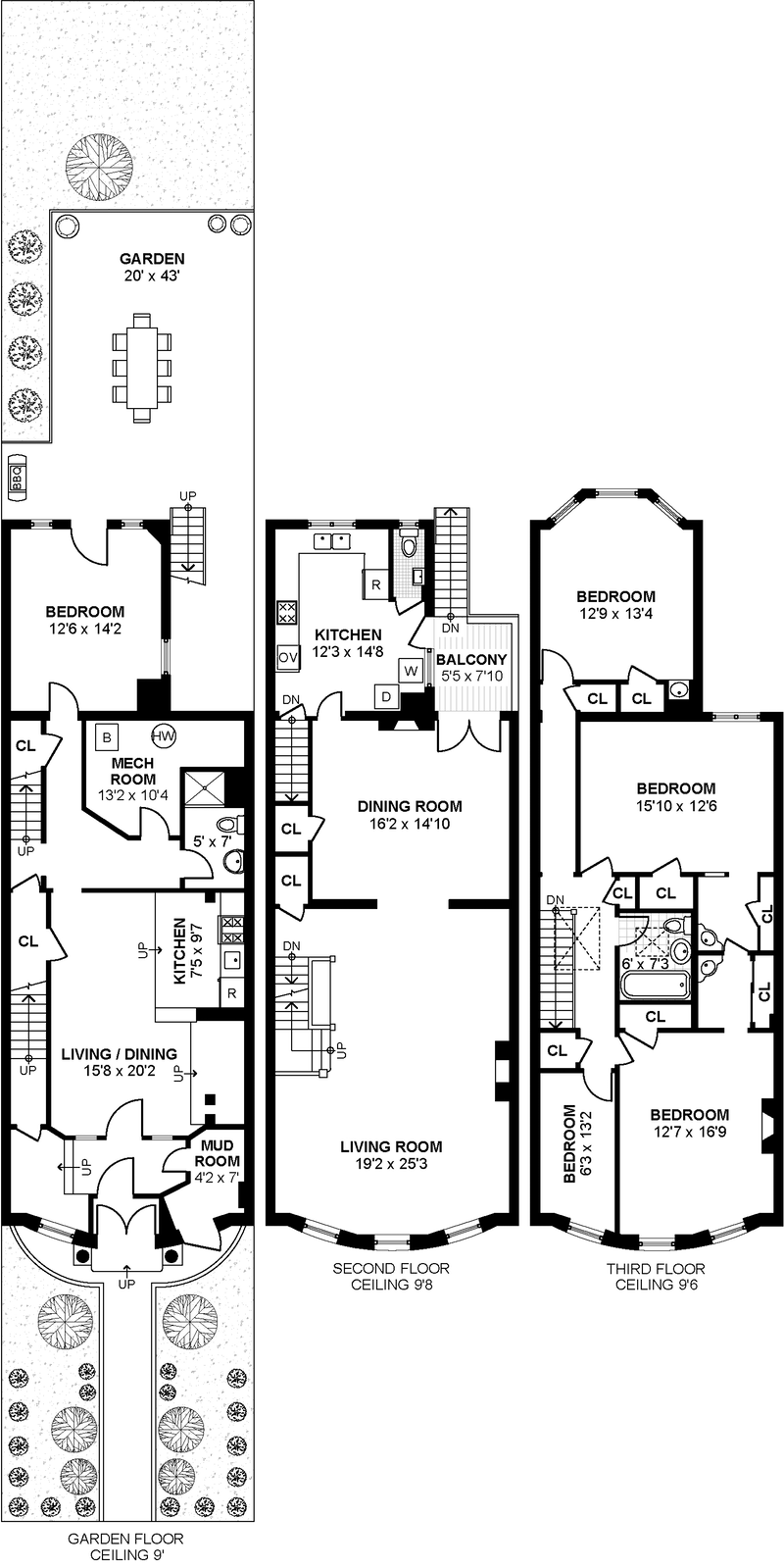 Floorplan for 371 Parkside Avenue
