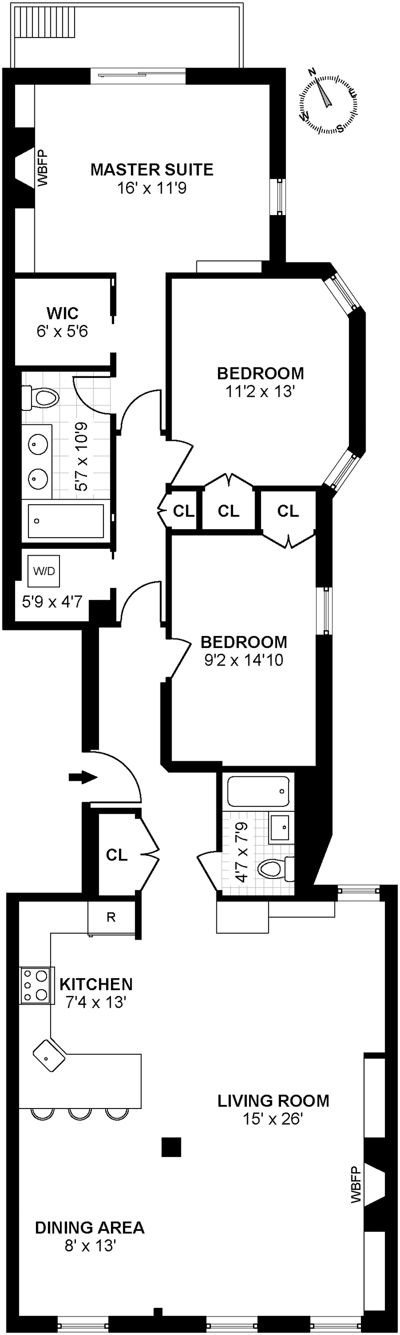 Floorplan for 105 East 19th Street