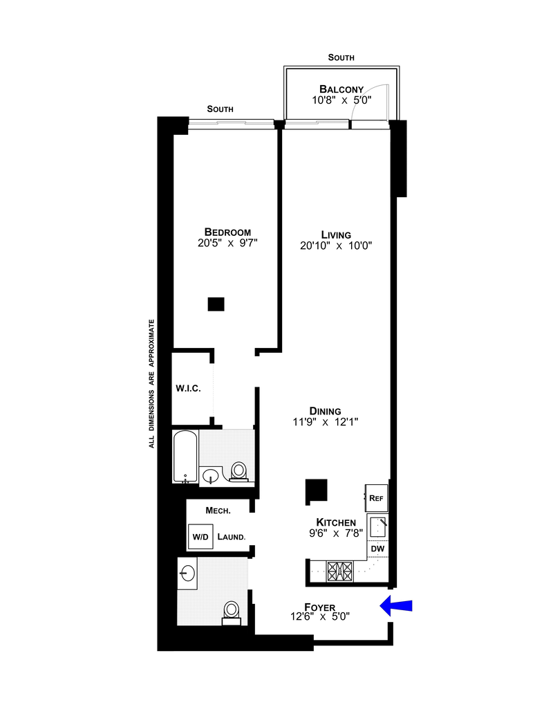 Floorplan for 171 Henry Street, 5D