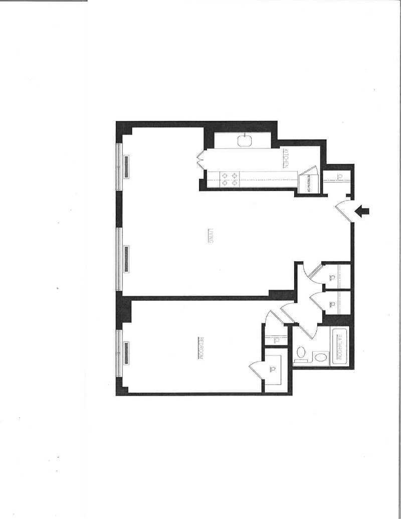 Floorplan for 57th/5th No Fee Huge Jr 4