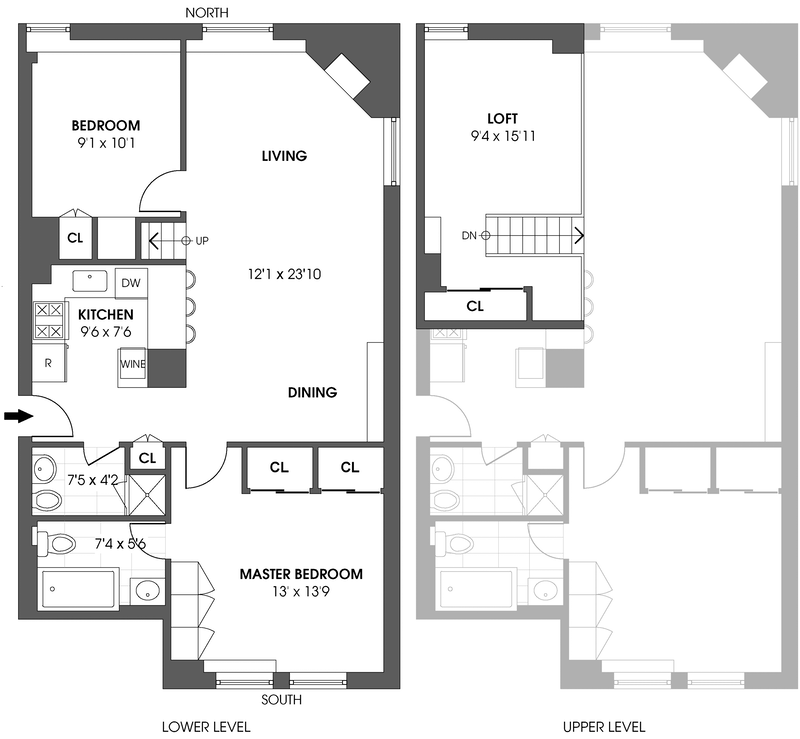 Floorplan for 61 Irving Place, 7D