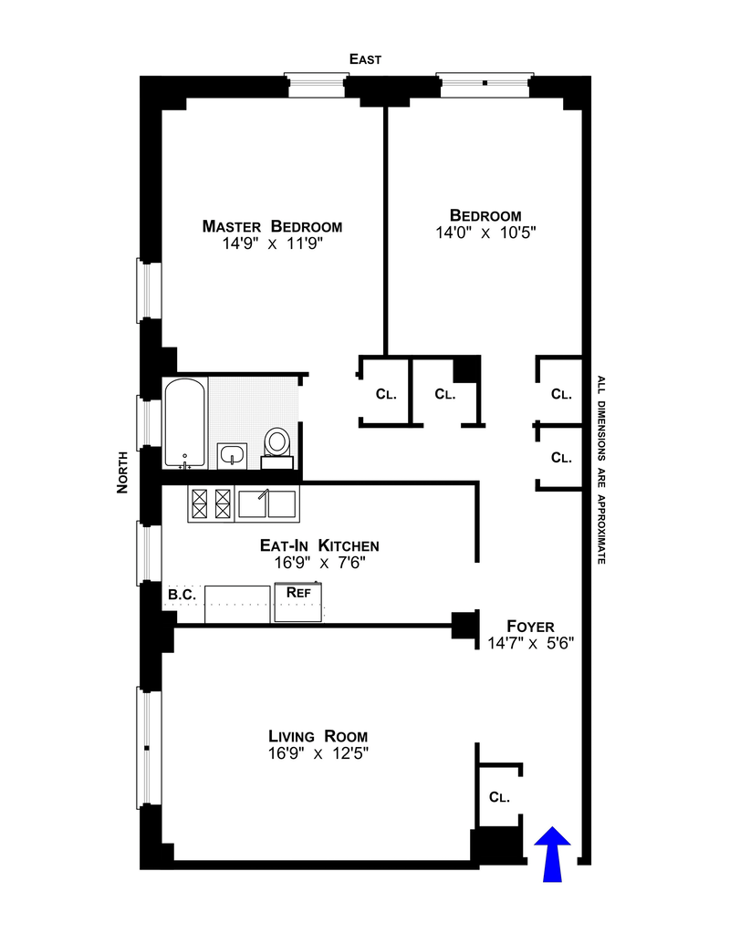 Floorplan for 500 Grand Street