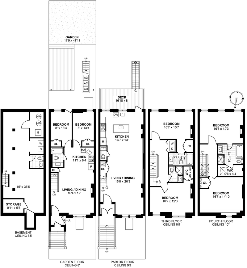 Floorplan for 458 Hancock Street