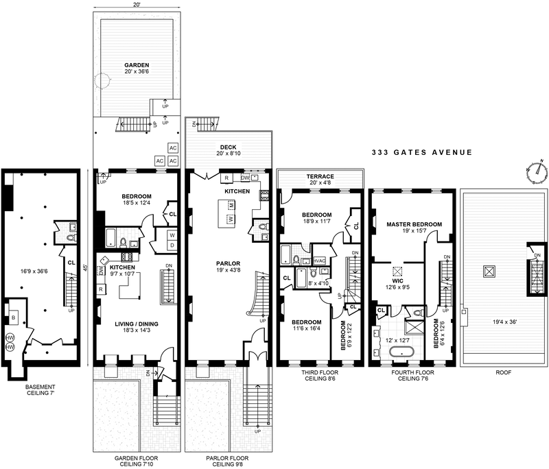 Floorplan for 333 Gates Avenue
