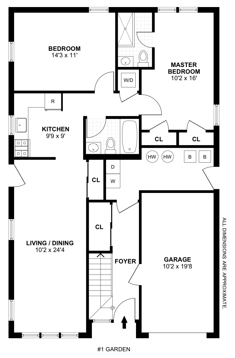 Floorplan for 2444 Lodovick Avenue, 1