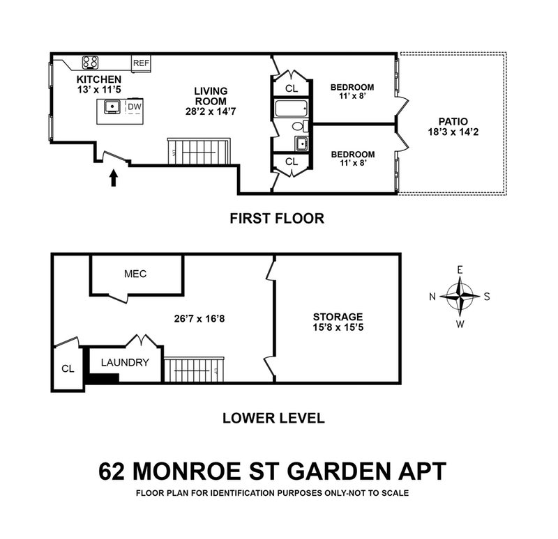 Floorplan for 62 Monroe Street