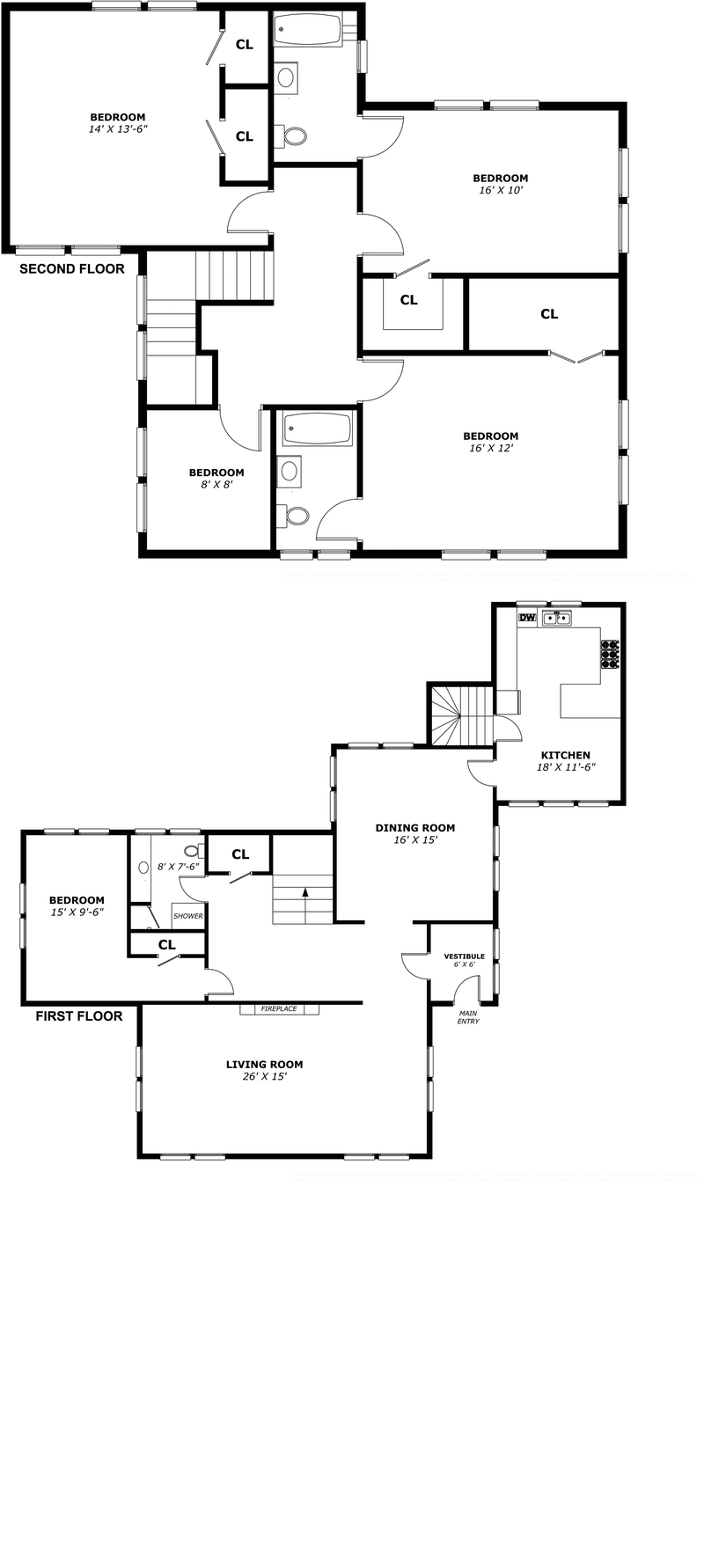 Floorplan for 4721 Delafield Avenue