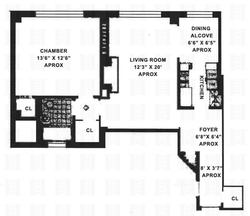 Floorplan for 205 East 69th Street, 5G