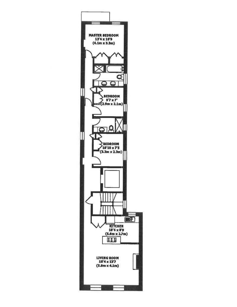 Floorplan for 213 West 85th Street, 2