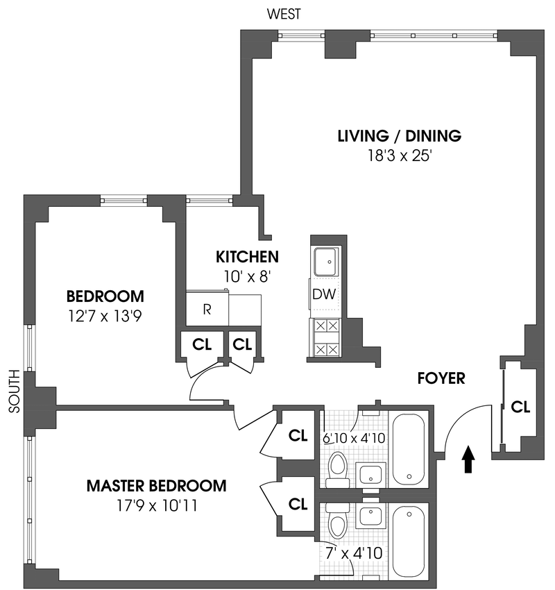 Floorplan for 340 East 80th Street