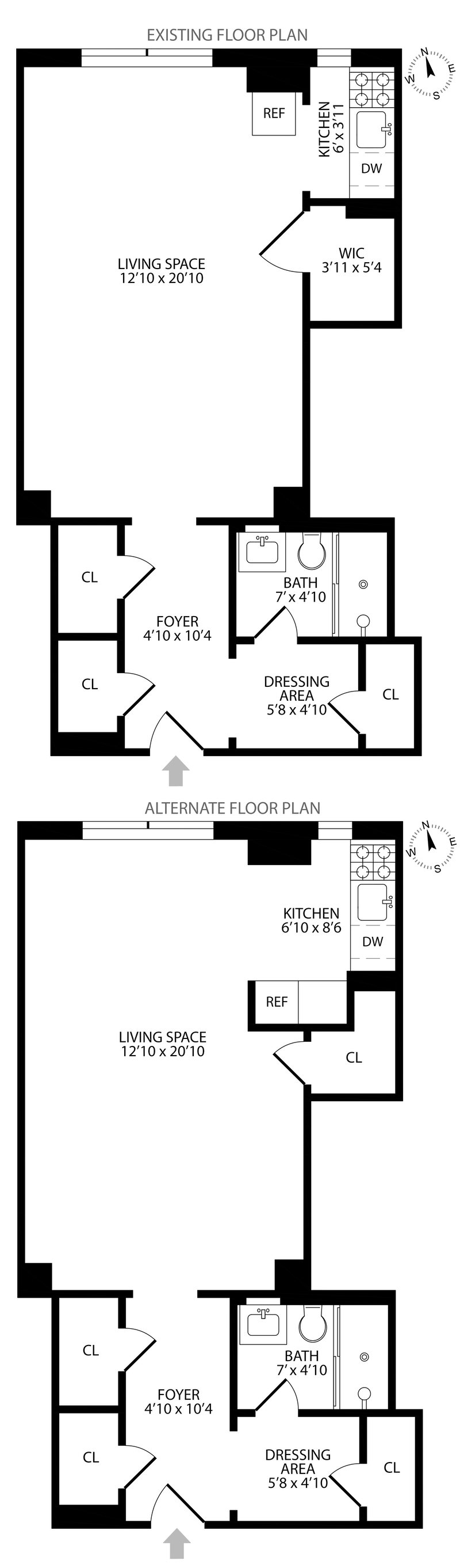 Floorplan for 200 East 16th Street, 2G